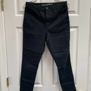 High Rise Skinny Black Jeans | Universal Thread | Size 29/8 Short | Worn Once